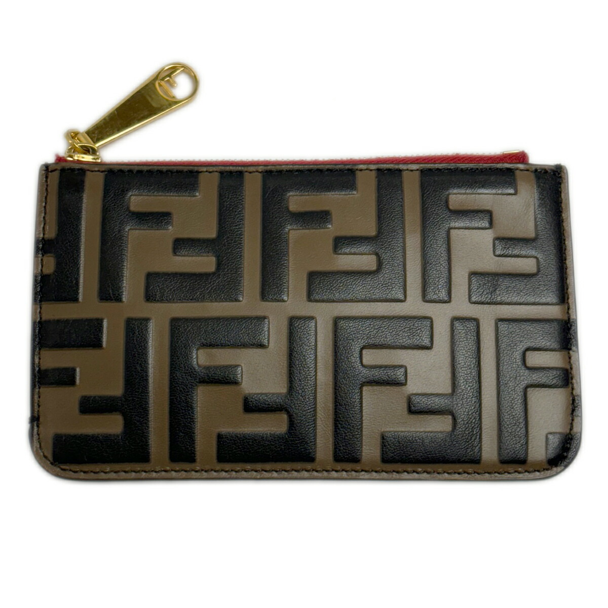 フェンディ　カペン　コインケース　キーリング付き　ブラックandカーキ 楽天市場】フェンディ FENDI カードケース コインケース 小銭