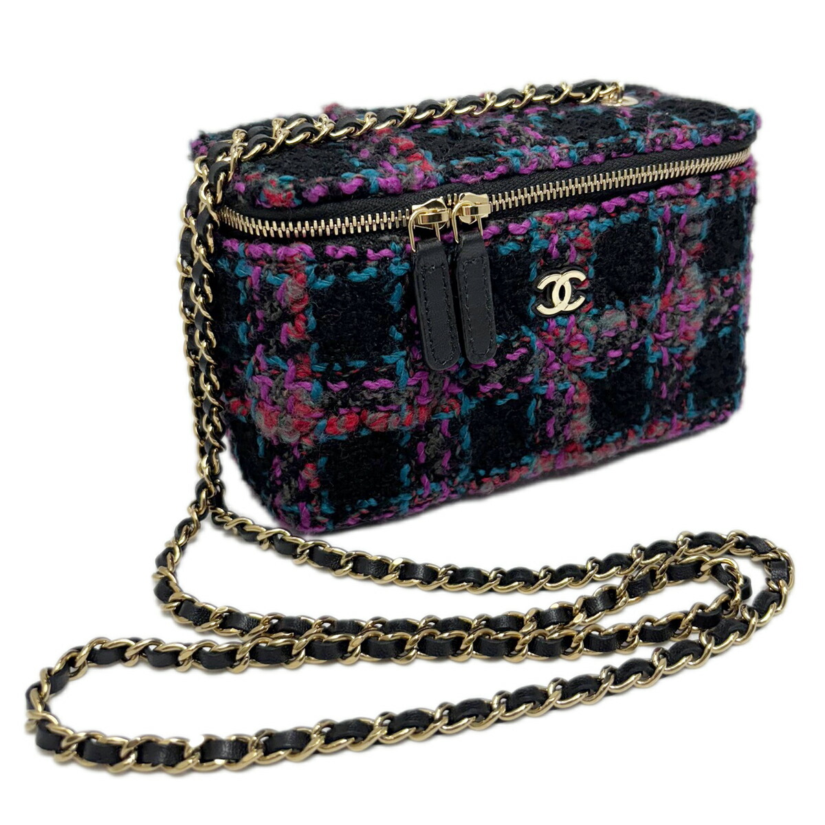 楽天市場】【中古】 シャネル ツイード クラシック ヴァニティ