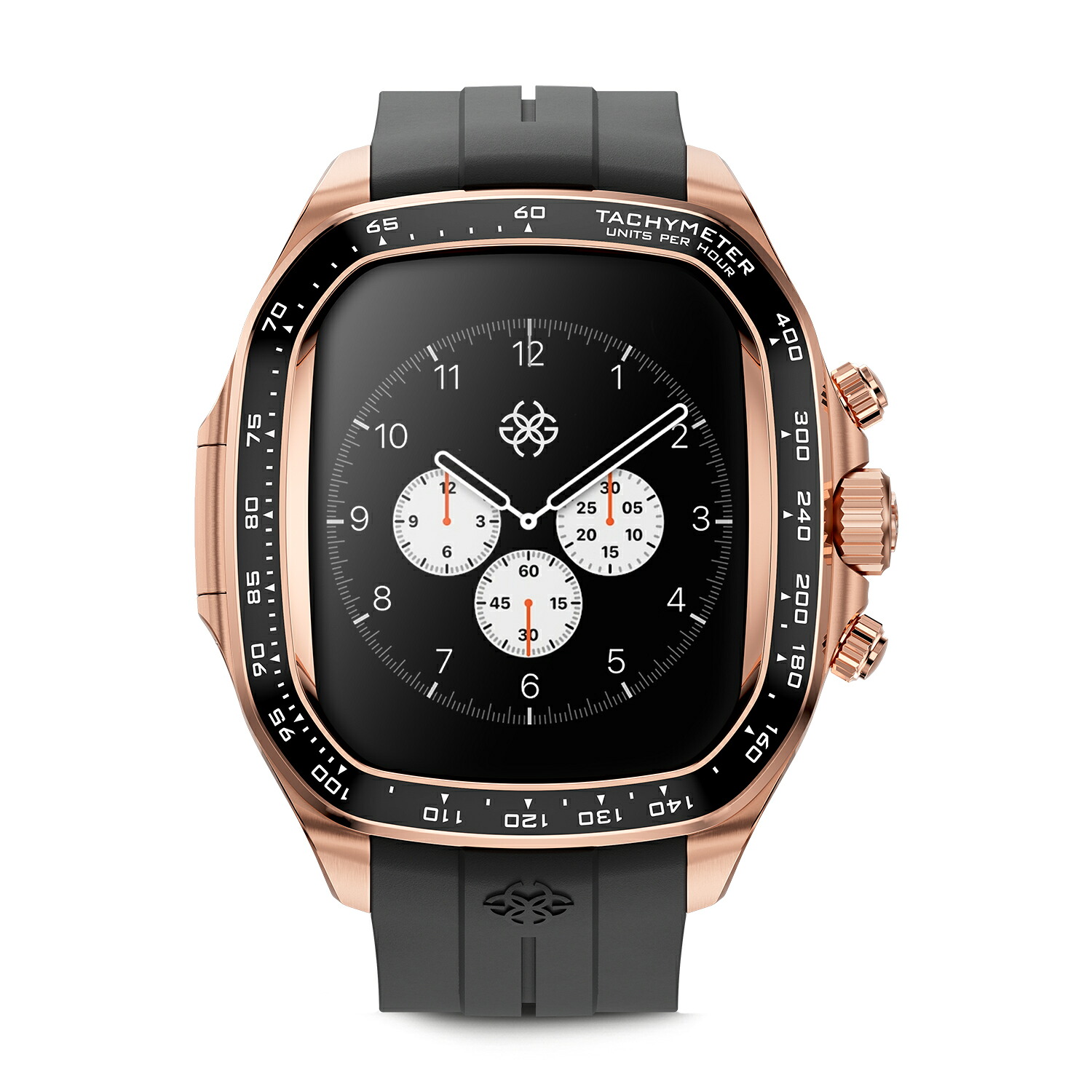 【新品】【正規品】【1年保証付】【APPLEWATCH10/11対応】ゴールデンコンセプトアップルウォッチケースCRS46ローズゴールドCROWNSPORTSEDITION46mm
