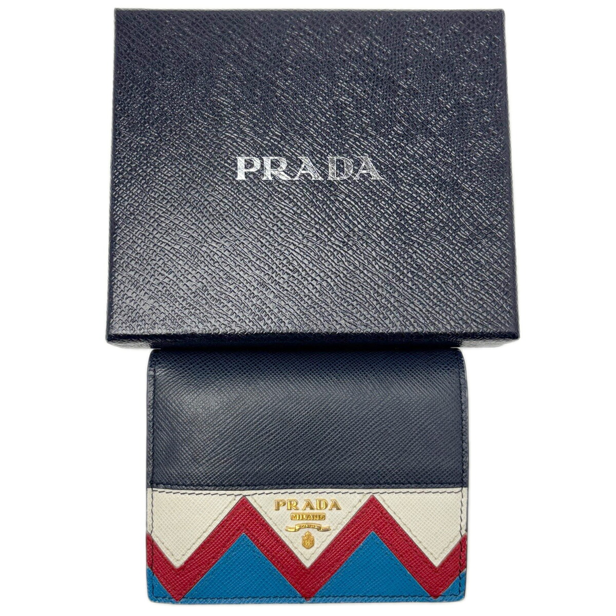 楽天市場】【中古】 プラダ 財布 レディース サフィアーノ レザー 二 
