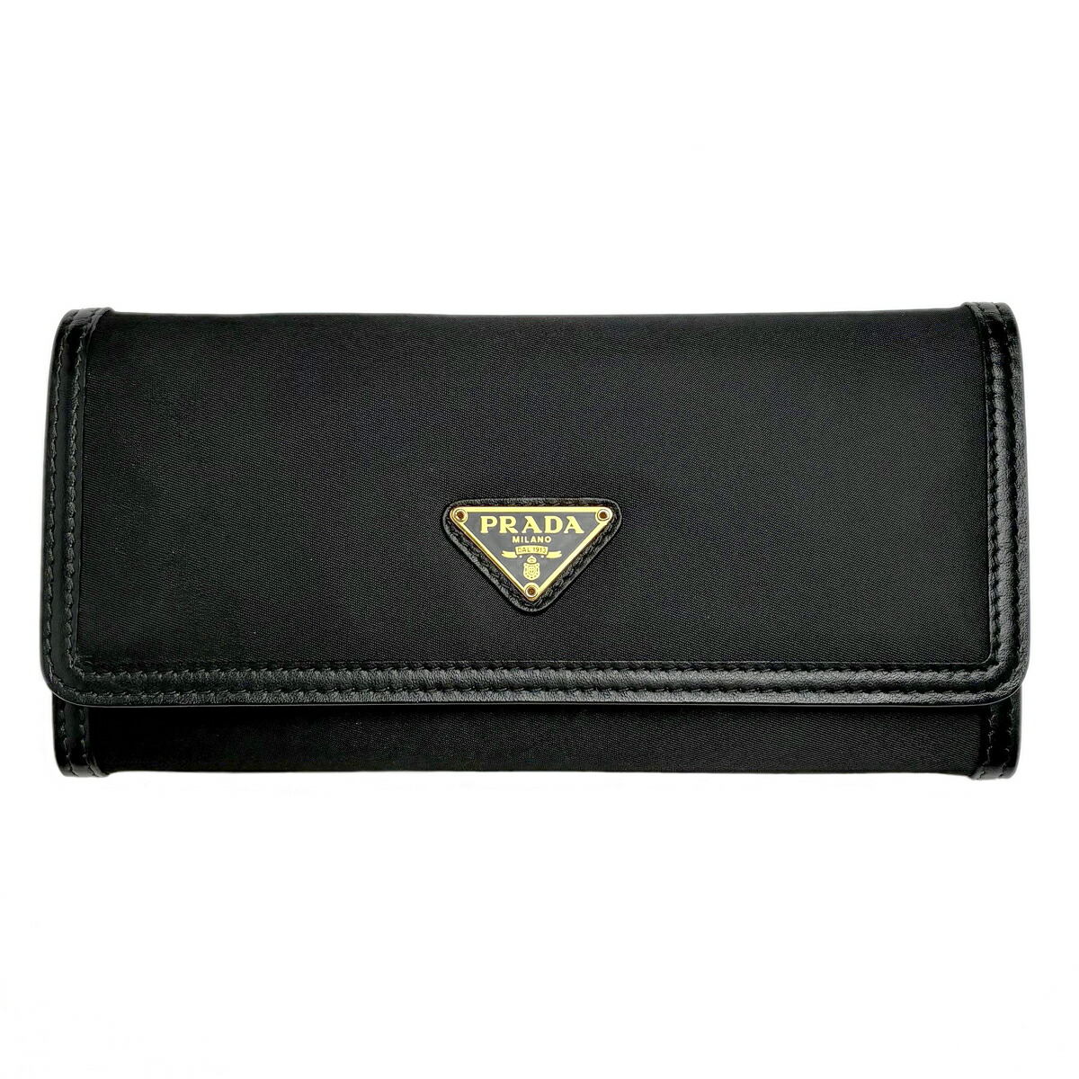 【中古】 プラダ テスート トライアングル 財布 長財布 パスケース付 男女兼用 メンズ レディース|ブランドショップキング