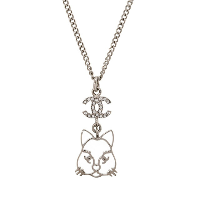 楽天市場】シャネル ココマーク キャット 猫 ネックレス 2WAY ロング