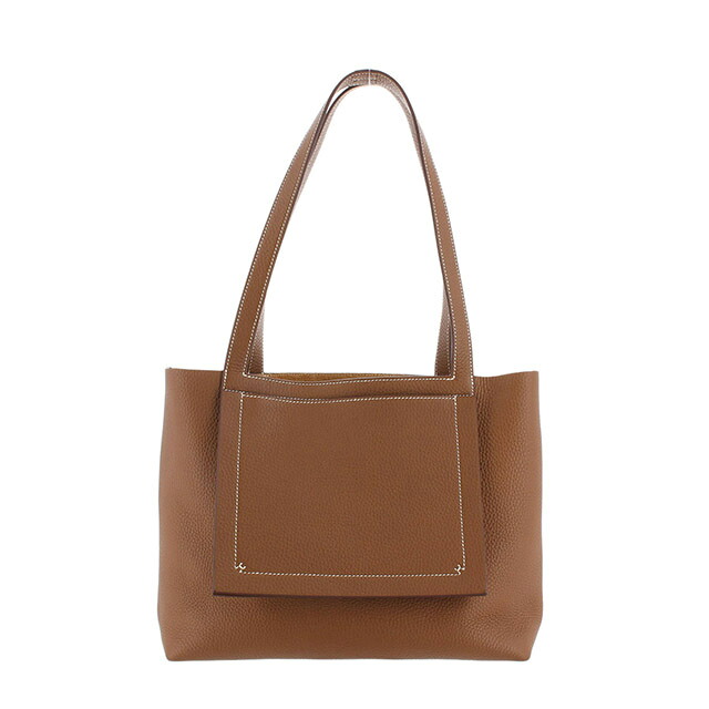エルメス HERMES カバセリエ31 トートバッグ トリヨンクレマンス ゴールド バッグ 【中古】