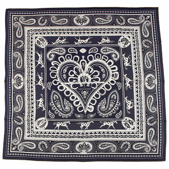 楽天市場】質屋 希少 エルメス HERMES カレ100 カシミヤシルク メガ