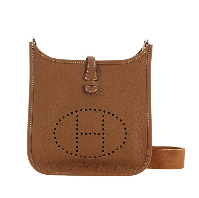 エルメス HERMES エブリン3(トロワ) エブリン23 トリヨン ゴールド シルバー金具 G刻印 新品 バッグ|バースデー