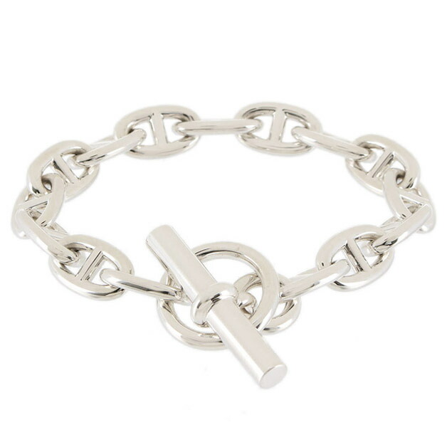 楽天市場】エルメス シェーヌダンクルMM ブレス 15コマ シルバー