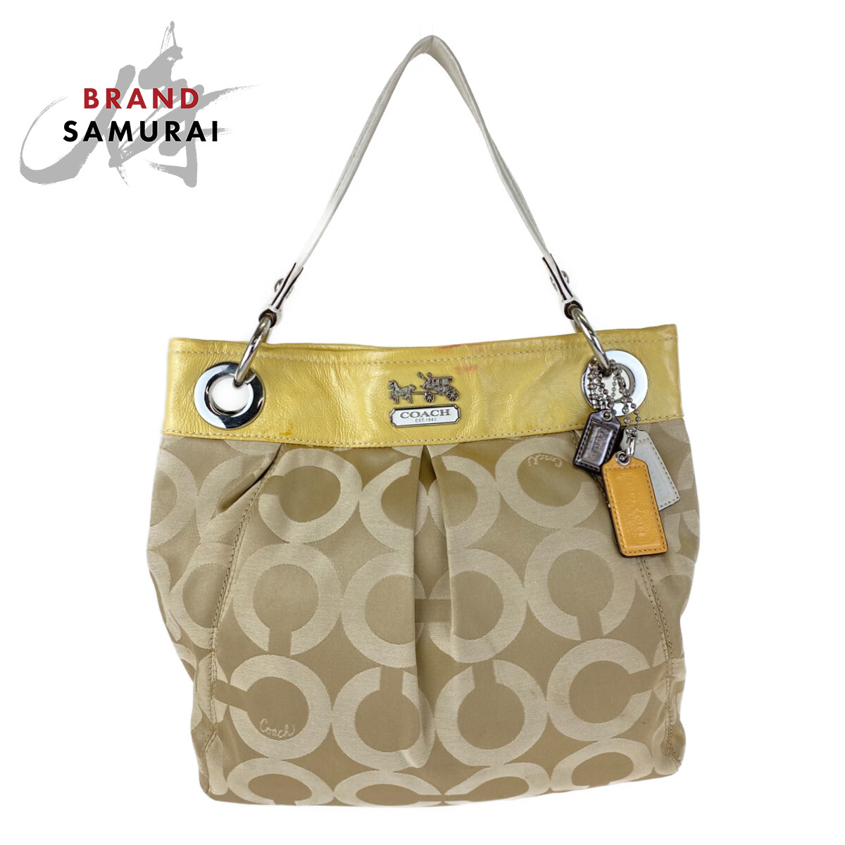 COACH コーチ ショルダーバッグ ハンドバッグ オプアート パテントレザー 楽天市場】コーチ COACH ショルダーバッグ レザー オプアート