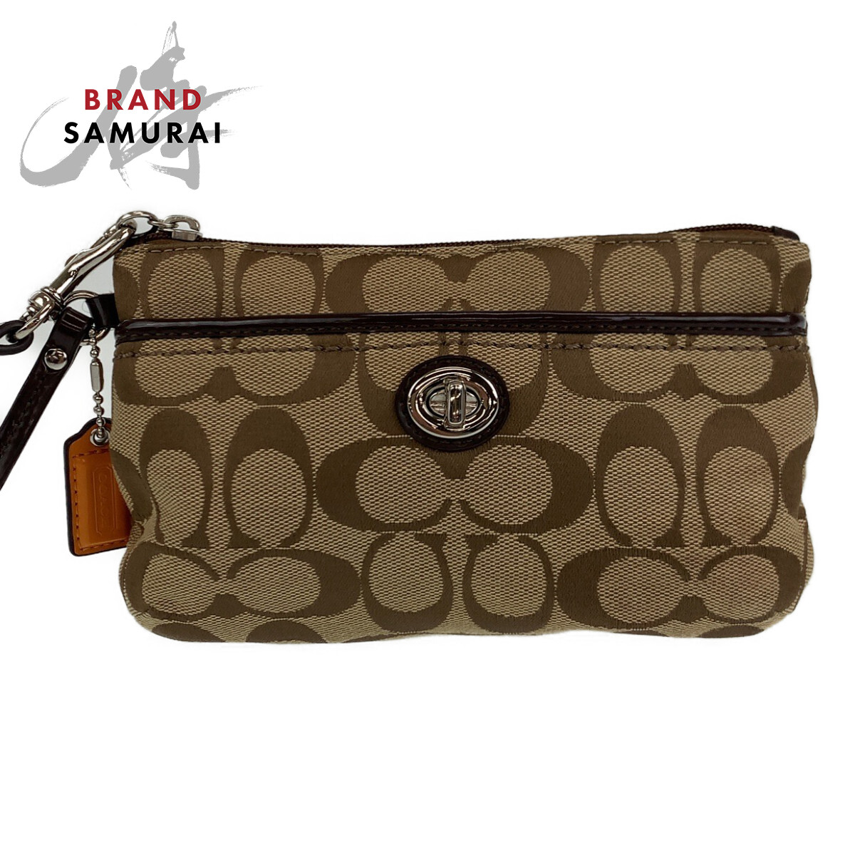 楽天市場】COACH コーチ 6094 アクセサリーポーチ ベージュ 楽天市場】COACH コーチ 6094 アクセサリーポーチ ベージュ