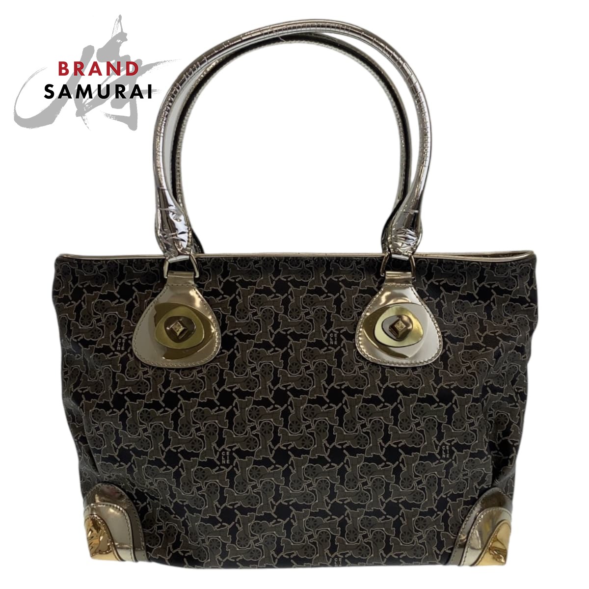 楽天市場】【バッグ】CELINE セリーヌ サルキーロゴグラム 馬車柄