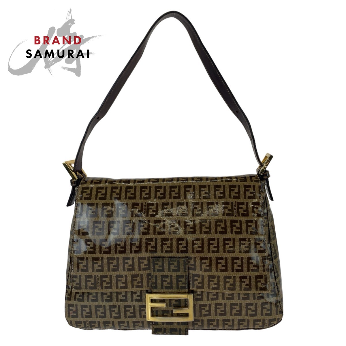 m89【極美品】フェンディ　ズッキーノ　マンマバケット　エナメル　ハンドバッグ. FENDI - m89【極美品】フェンディ ズッキーノ マンマバケット