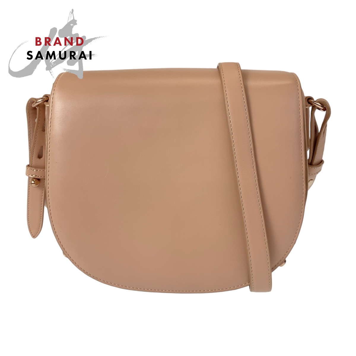 美品 Alexander Wang アレキサンダーワン スタッズ ピンク ゴールド金具 レザー ショルダーバッグ ポシェット レディース 600927 【中古】