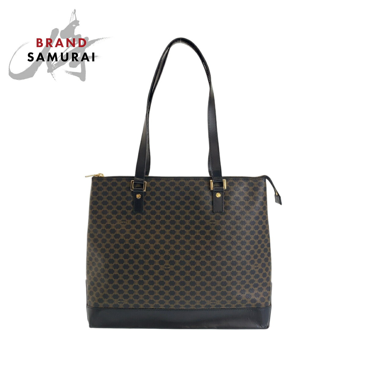 楽天市場】CELINE セリーヌ ロゴ マカダム がま口 カバン トートバッグ