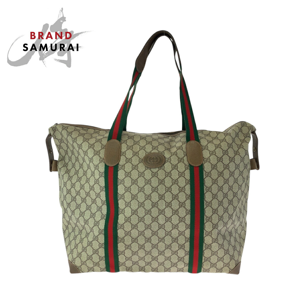 K*h様 GUCCI ストライプデザイン ボストンバッグ 中型 ブラック/ベージ K*h様 GUCCI ストライプデザイン ボストンバッグ 中型 ブラック