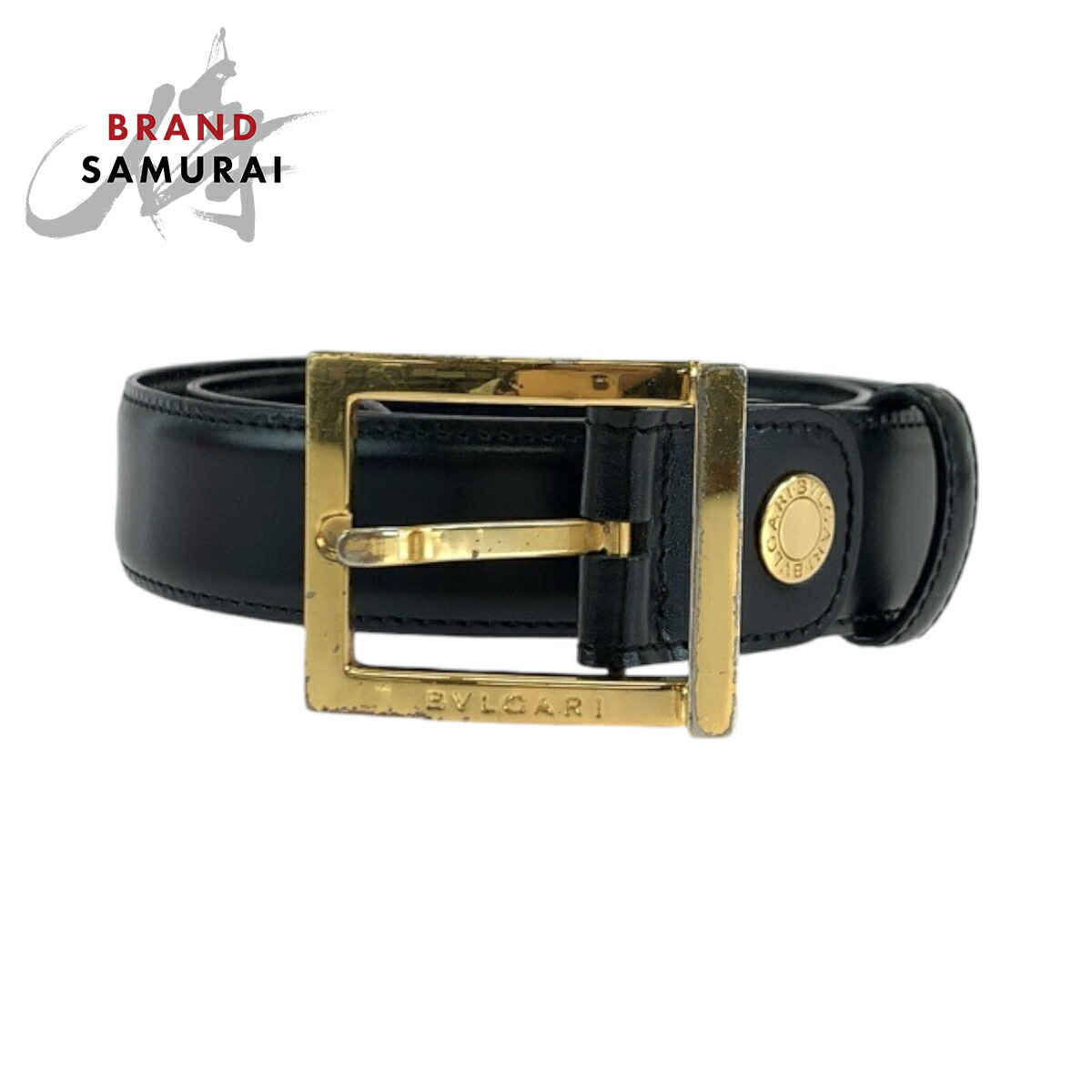 楽天市場】BVLGARI ブルガリ ベルト 革 レザー バックル ブラック 黒