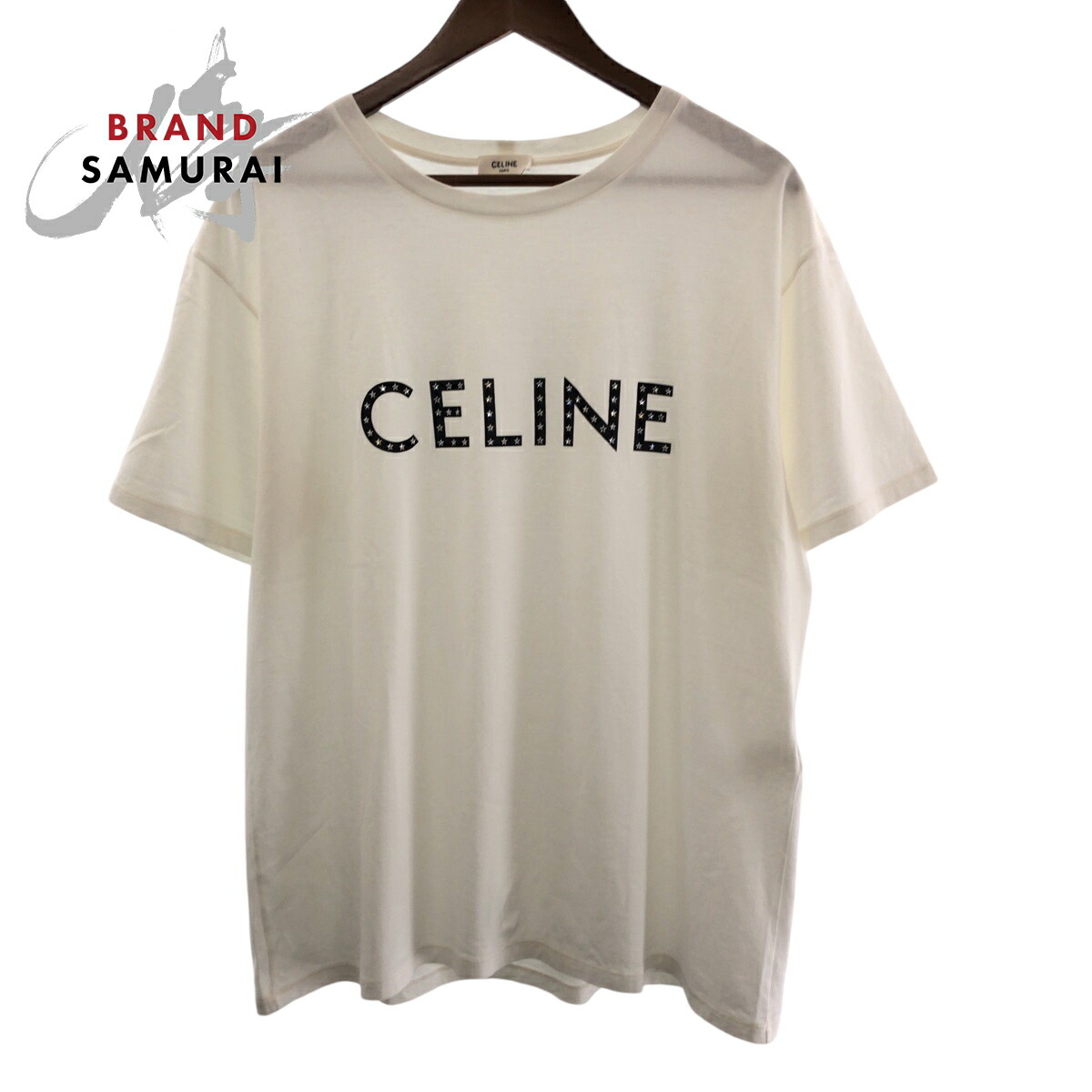 楽天市場】【CELINE】セリーヌ『ロゴ ルーズTシャツ コットン