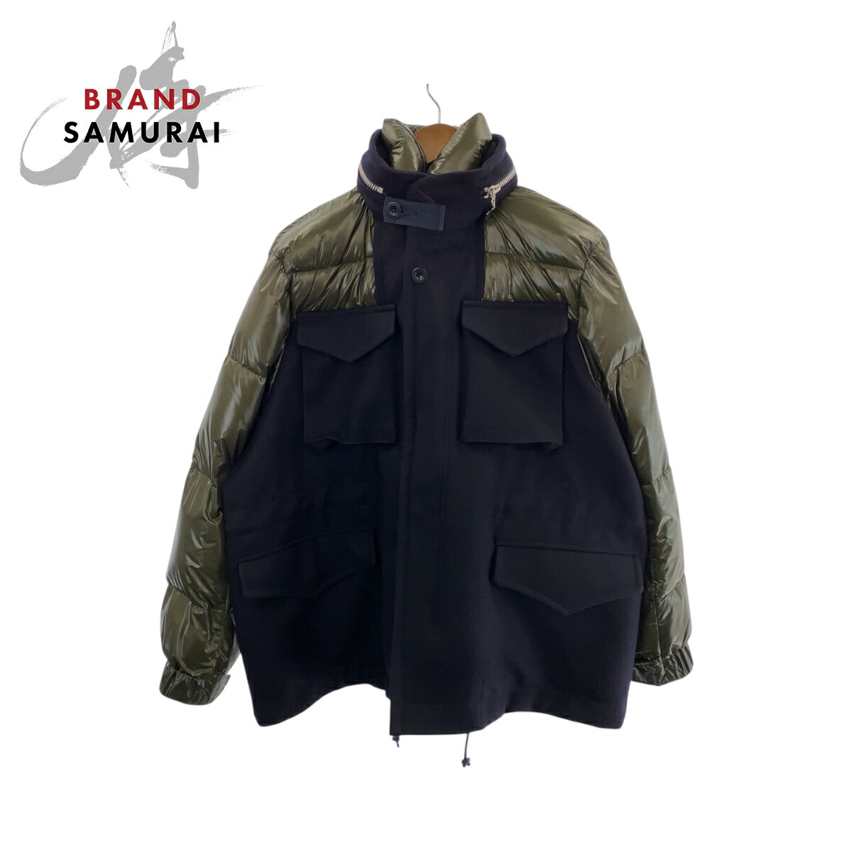入手困難★sacaiサカイ★完売新品ウールメルトンダウンジャケット 楽天市場】sacai 2020AW Wool Melton × Puffer Jacket 20-02531M