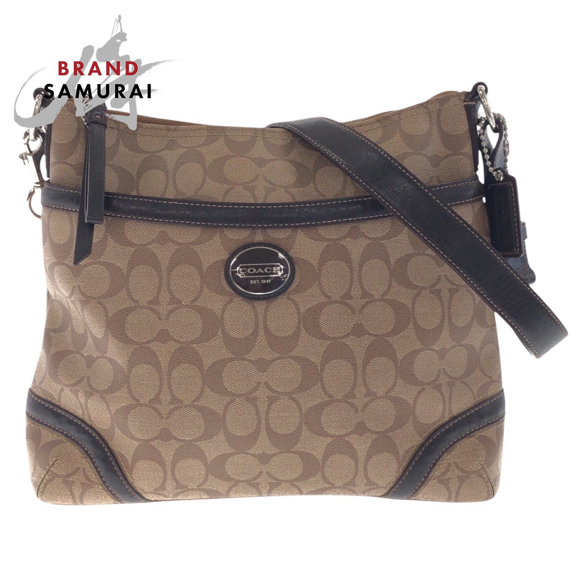 楽天市場】COACH コーチ シグネチャー ベージュ ブラウン