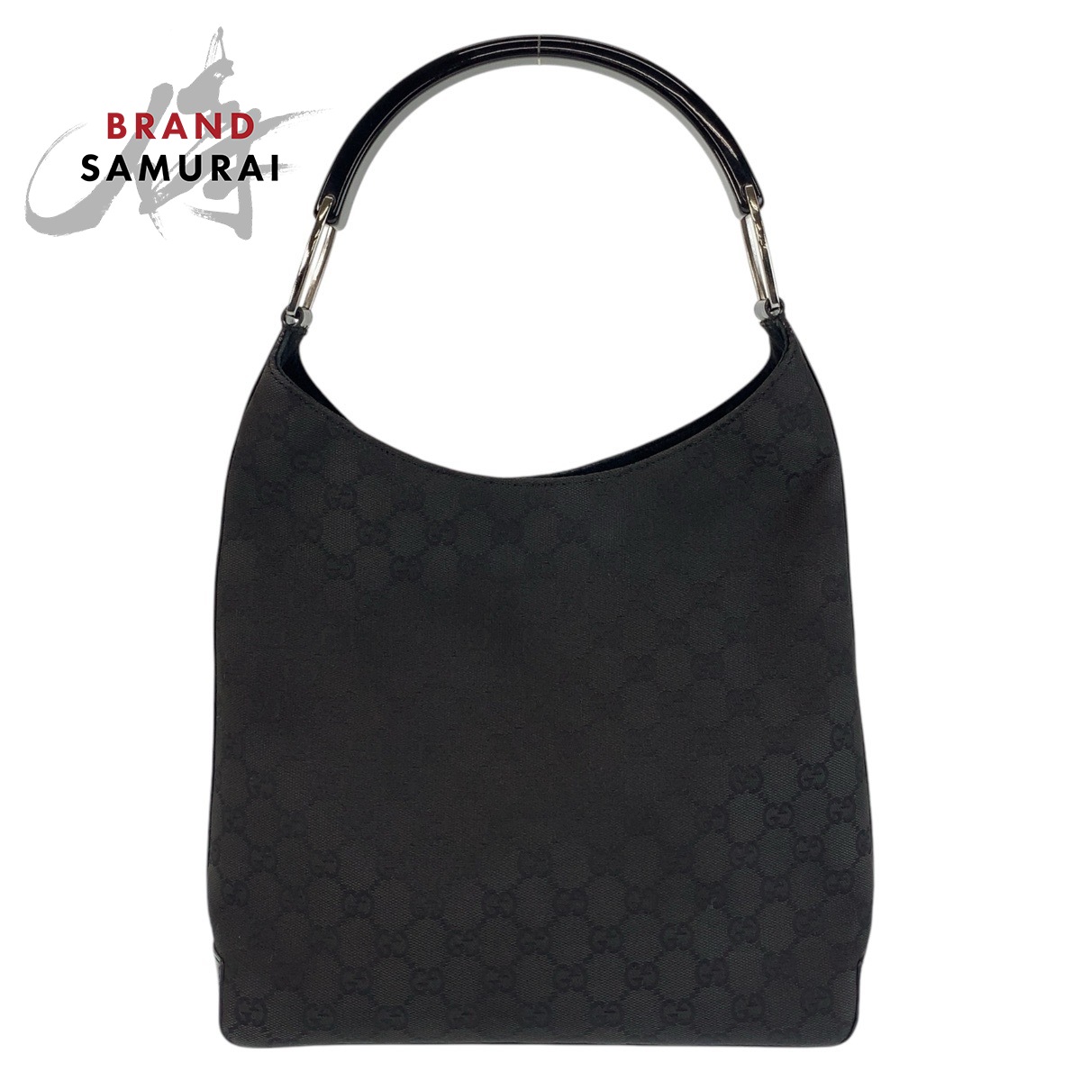 楽天市場】美品 GUCCI グッチ ブラック 黒 シルバー金具 レザー 001