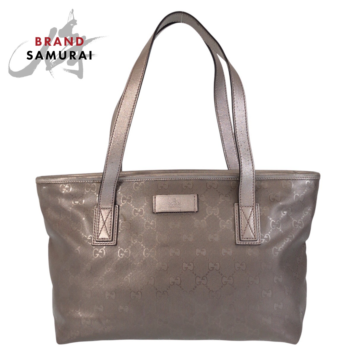 ✨Gucci✨レア物✨グッチプリントシルクレザーTote Bag イタリー製 グッチ ヘリテージ プリント シルク リボン ・バーガンディ