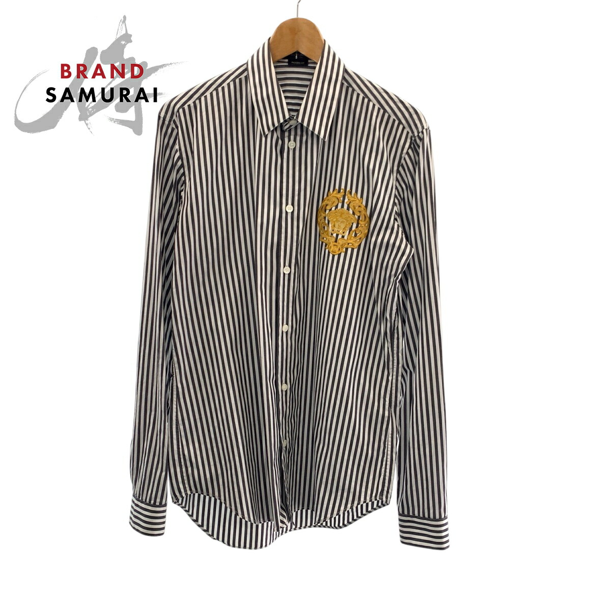 楽天市場】美品 VERSACE ヴェルサーチ メデューサ サイズ39 グレー