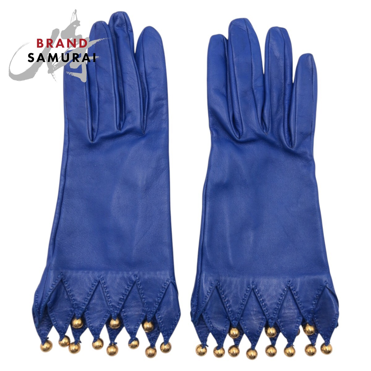 楽天市場】エルメス グローブ 手袋 6 1/2 ライトグリーン ラムスキン