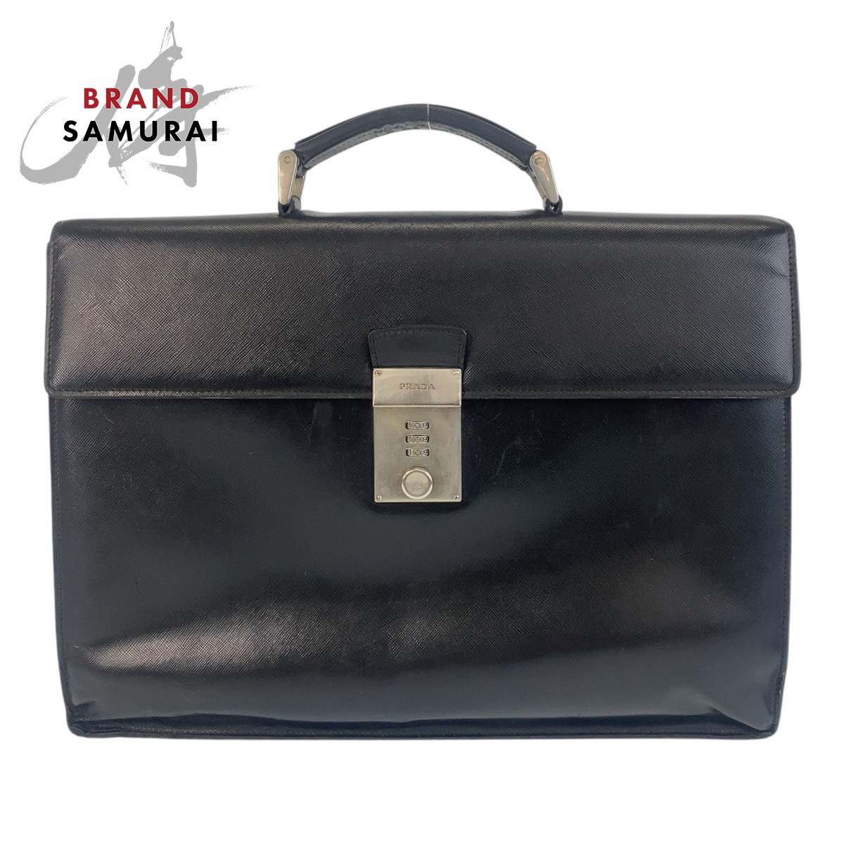 プラダ　メンズ　サフィアーノレザー　ビジネスバッグ　ブリーフケース　ベージュ プラダ サフィアーノ ビジネスバッグ ホワイト V215 メンズ
