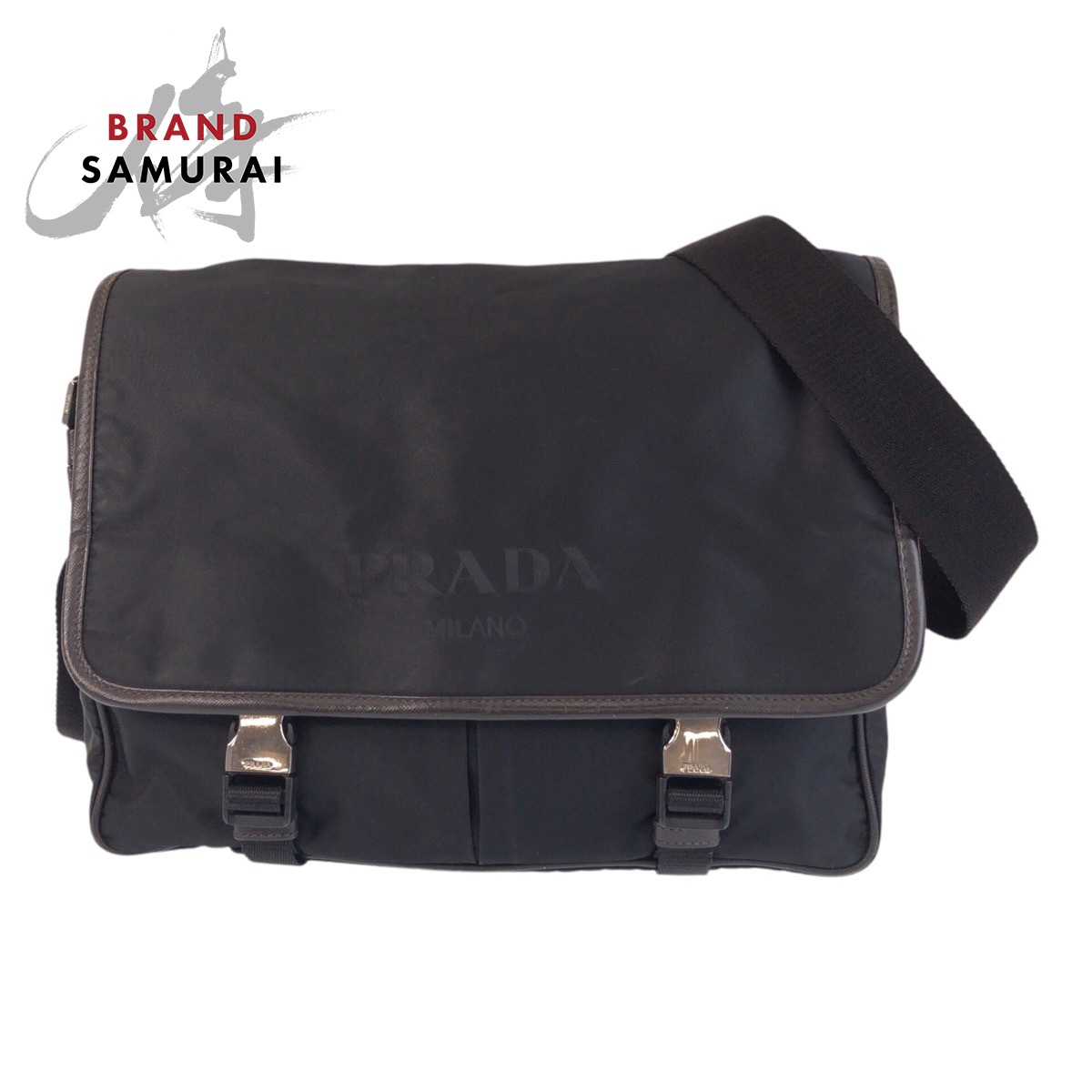 美品 PRADA プラダ テスート 三角ロゴプレート ブラック 黒 シルバー金具 ナイロン ショルダーバッグ メッセンジャーバッグ レディース 505902 【中古】 楽天市場】美品 PRADA プラダ テスート 三角ロゴプレート ブラック 黒