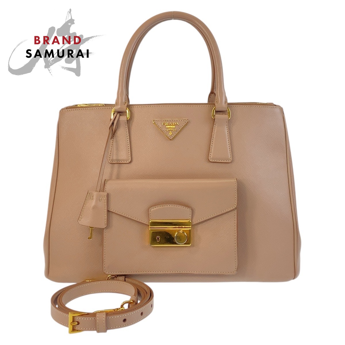 【PRADA】サフィアーノパテントレザースライド PRADA(プラダ) スライド（□PRADA プラダ サフィアーノ パテント