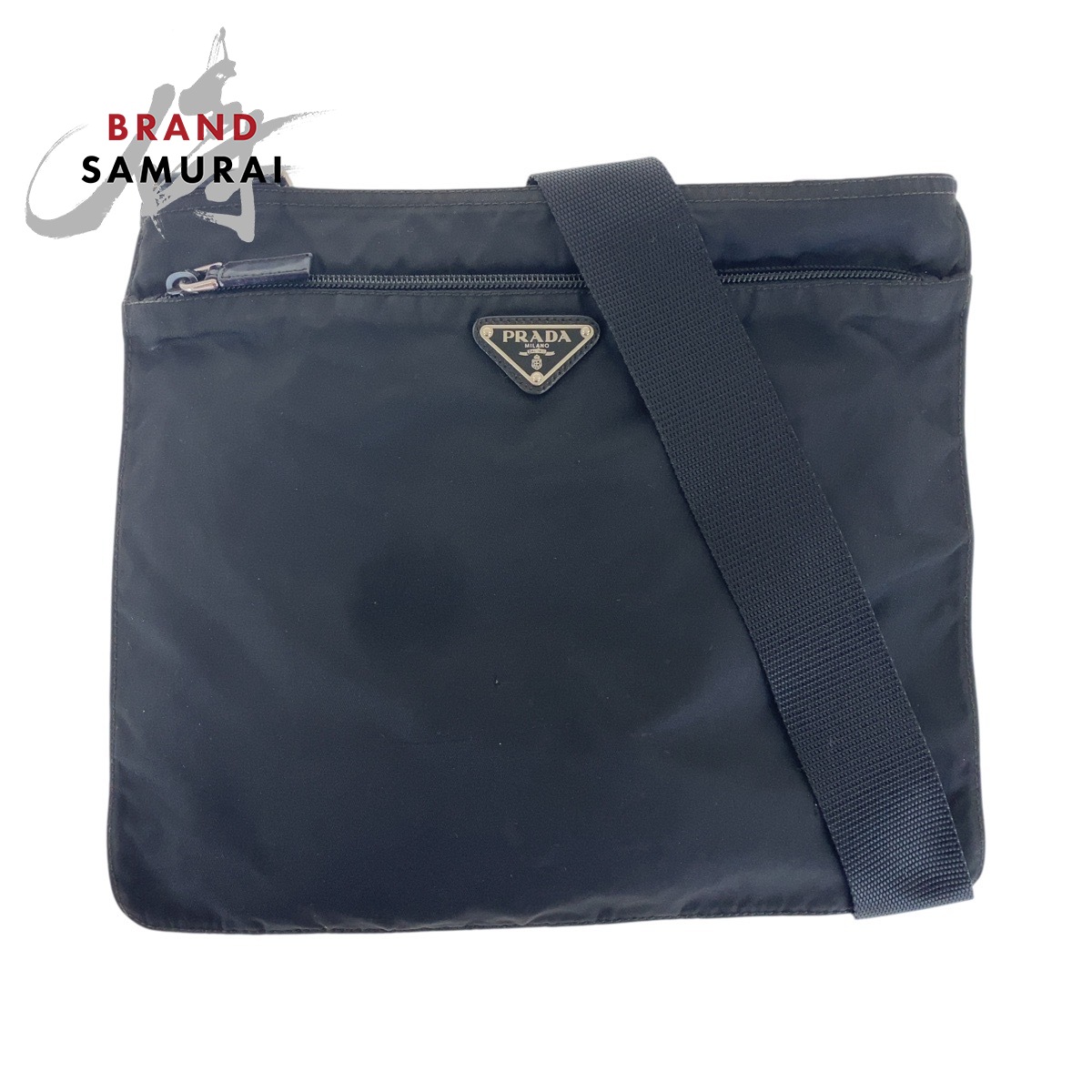 楽天市場】PRADA プラダ テスート 三角ロゴプレート ブラック 黒