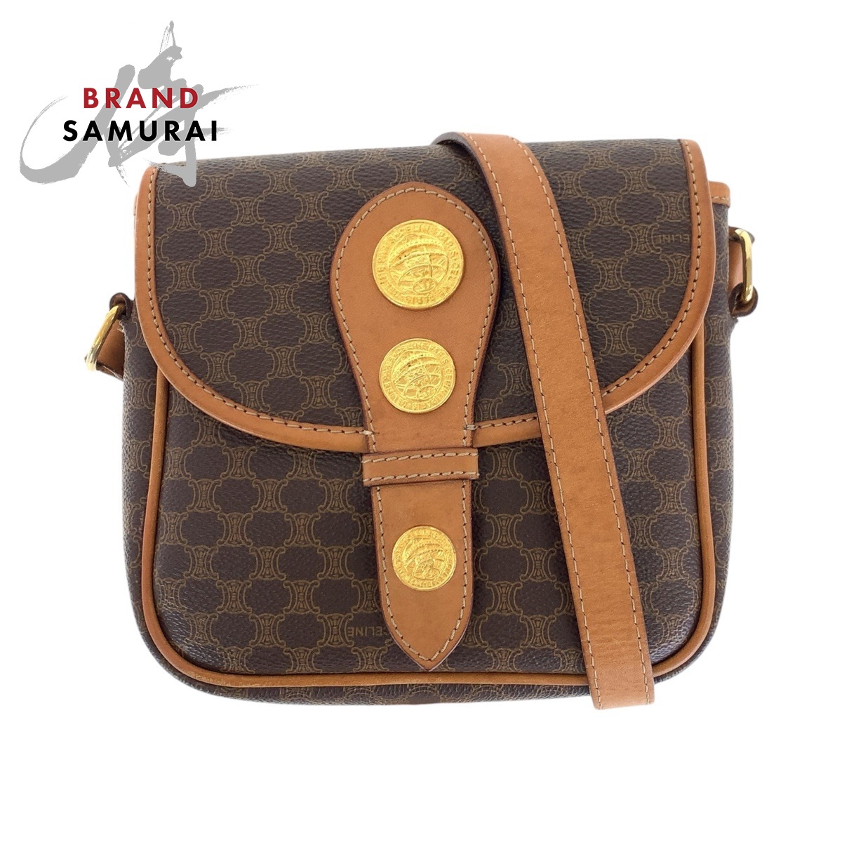 楽天市場】【バッグ】CELINE セリーヌ マカダム柄 ミニショルダー