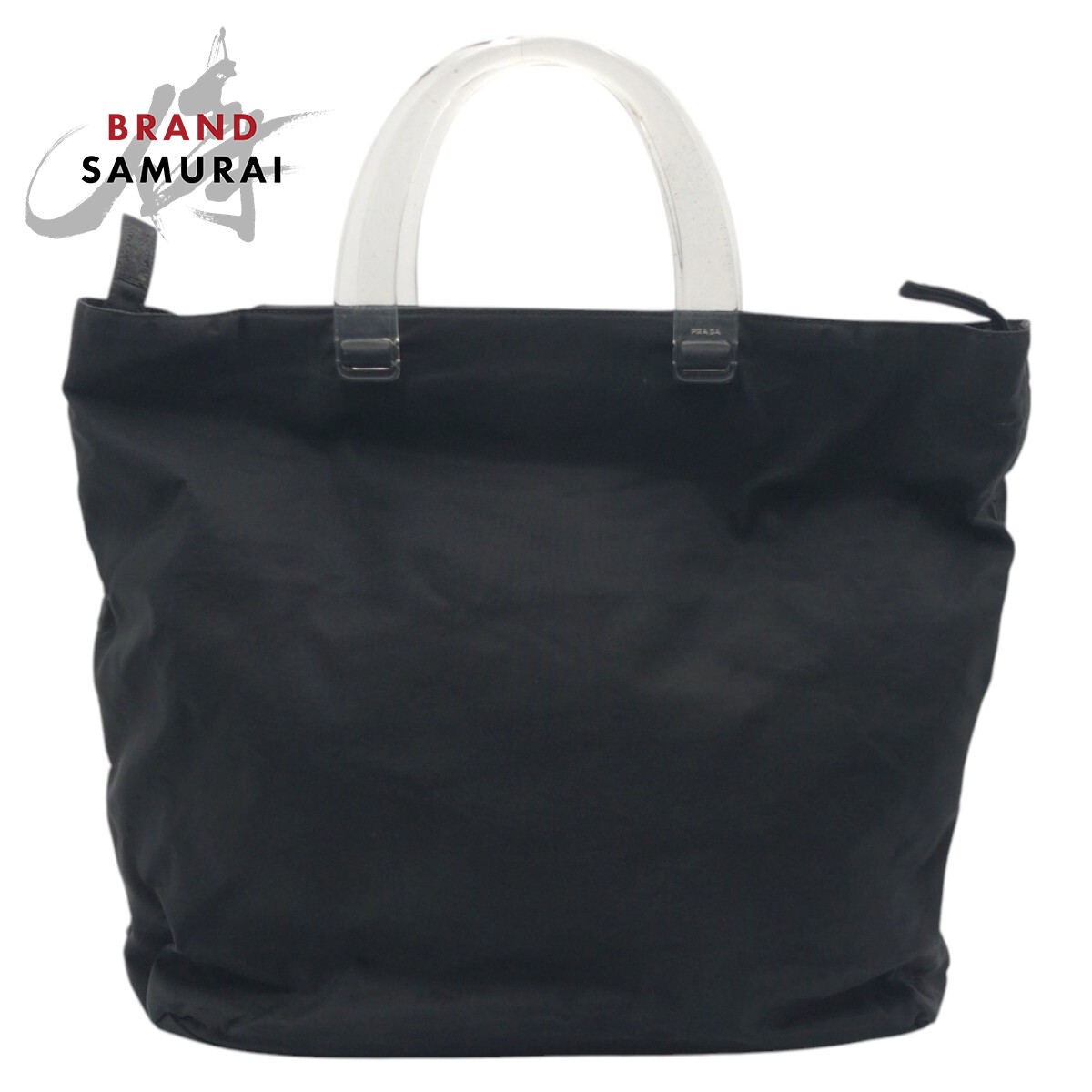 楽天市場】美品 PRADA プラダ テスート 三角ロゴ プラハンドル