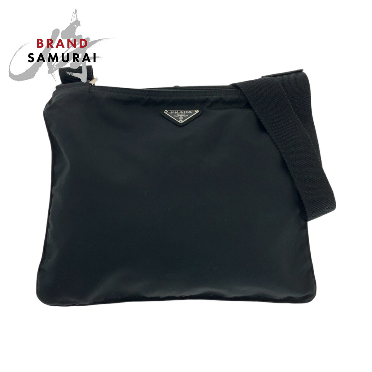 PRADA プラダ　ショルダーバッグ サコッシュ　三角プレート　ロゴ　ナイロン PRADA プラダ 三角ロゴプレート サコッシュ ショルダーバッグ