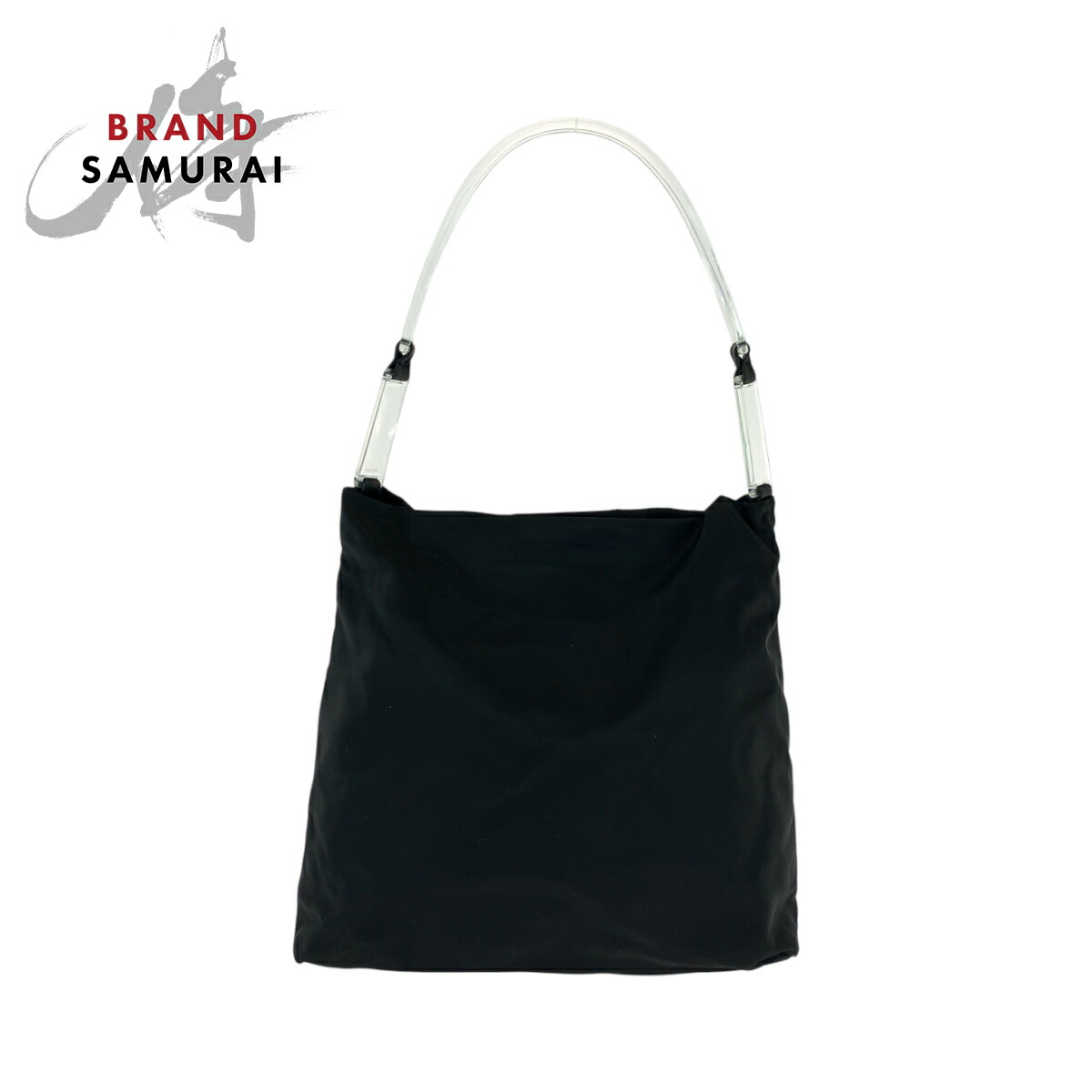 PRADA ブラック 巾着　三角ロゴ　ドローストリングバッグ 楽天市場】【新品同様】プラダ 【PRADA】ドローストリングバッグ