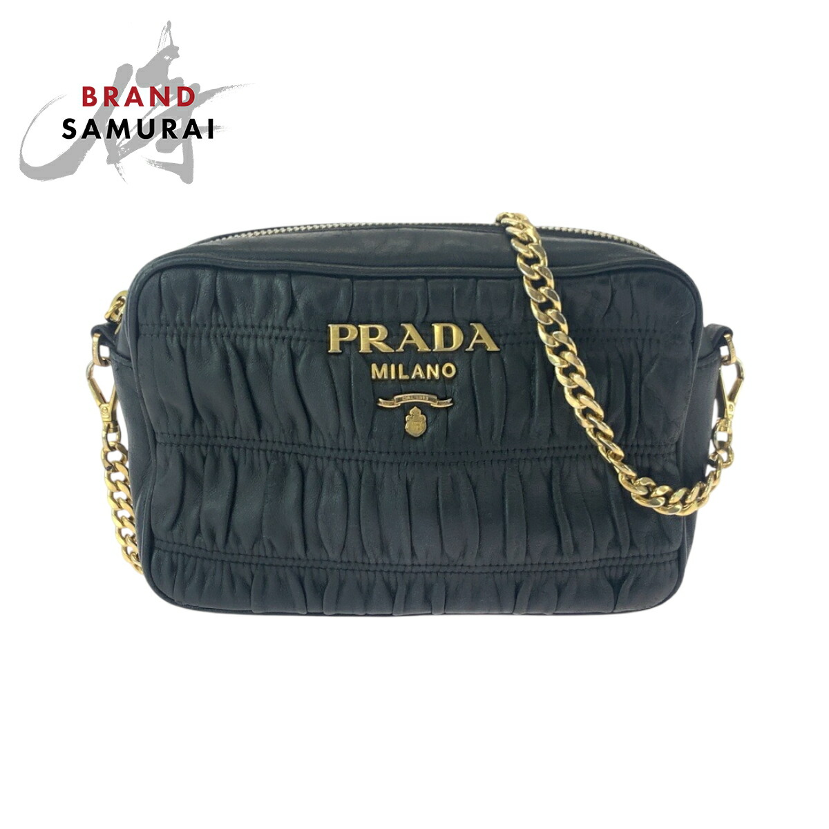 PRADA★セール！サフィアーノレザーショルダーバック♪ 1BD133 PRADA☆セール！サフィアーノレザーショルダーバック♪ 1BD133