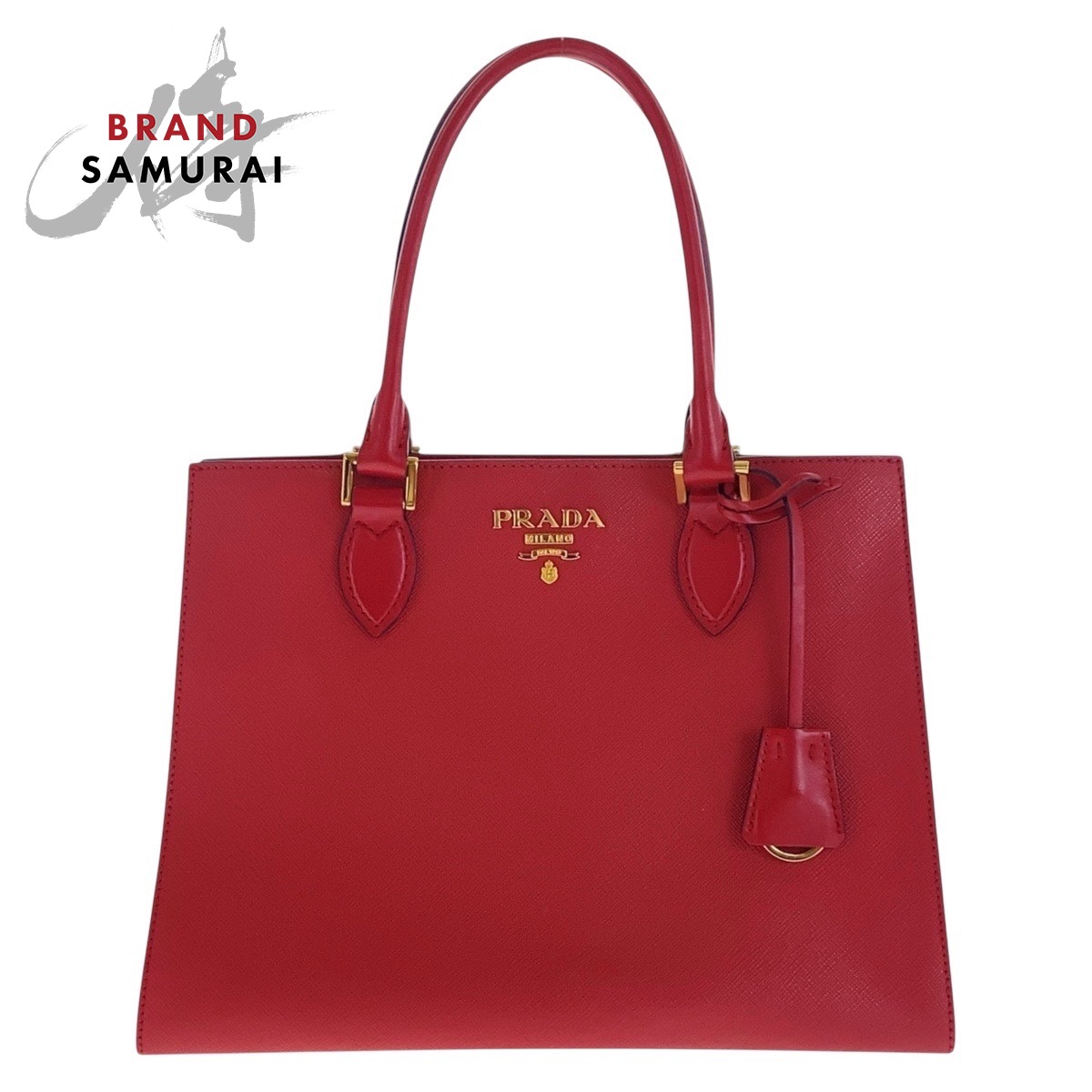 PRADA プラダ トートバッグ サフィアーノ パンチング 三角ロゴ 2way PRADA プラダ 三角ロゴプレート ハンドバッグ ショルダーバッグ