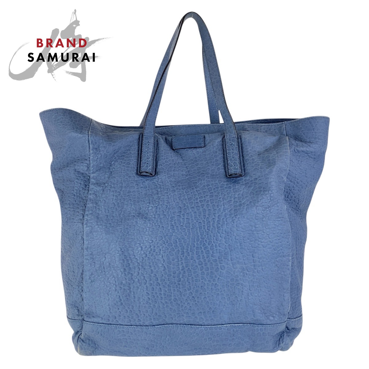 GUCCI グッチ 青み 米国海軍 なめし革 トートバッグ ショルダーバッグ 男女兼用 メンズ 600946 【中古】