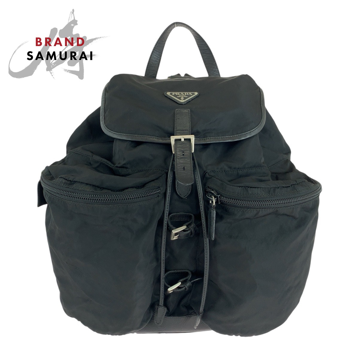 楽天市場】美品 PRADA プラダ テスート 三角ロゴプレート