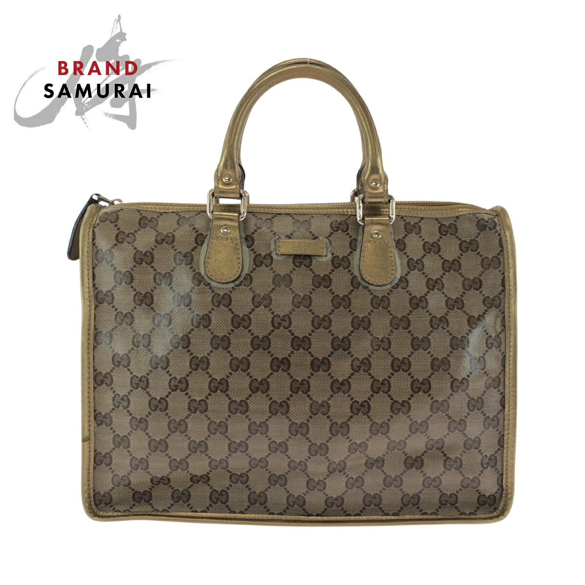 楽天市場】グッチ バッグ GGクリスタル ベージュ ブラウン A4 収納