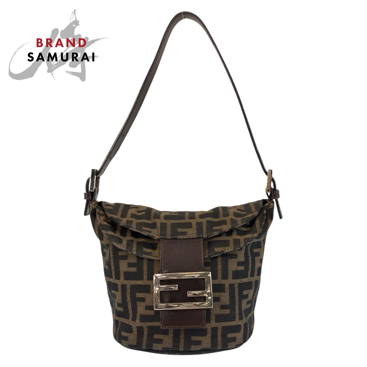 楽天市場】FENDI□ マンマバケット ズッカ キャンバス ブラウン