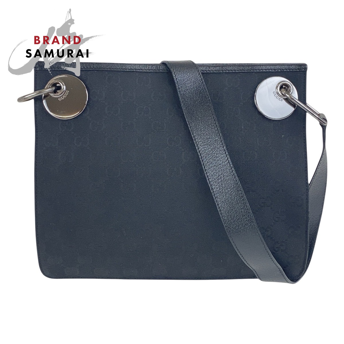 楽天市場】美品 GUCCI グッチ ブラック 黒 シルバー金具 レザー