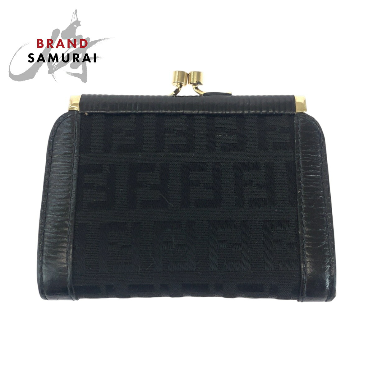 FENDI フェンディ エフイズ　マイクロ トリフォールド　ズッカ　ゴールド金具 fujino-y-shop_fe-8287-2021526