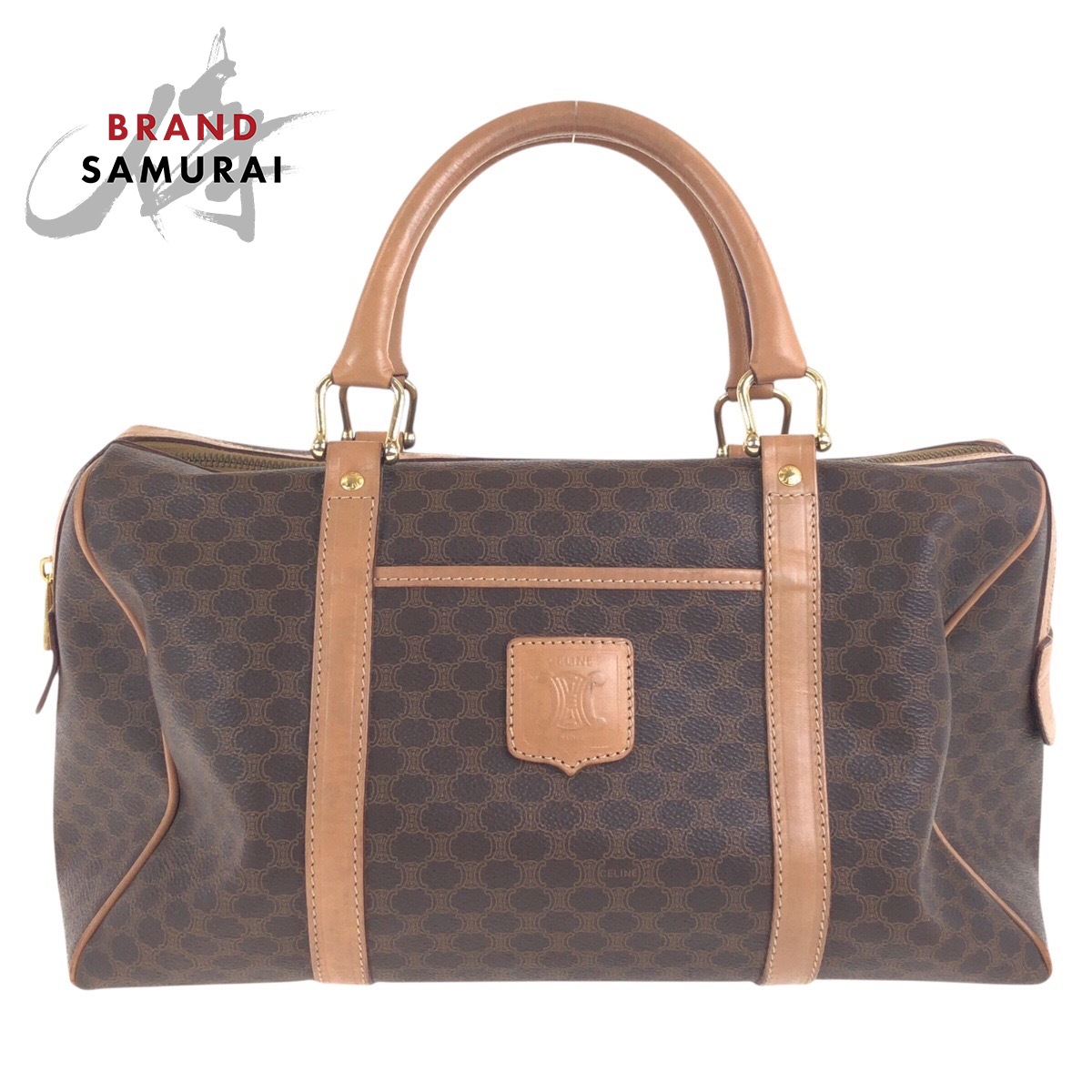 美品 CELINE マカダム柄 ビシネスバッグ 旅行カバン 楽天市場】CELINE セリーヌ マカダム柄 ボストンバッグ ハンドバッグ