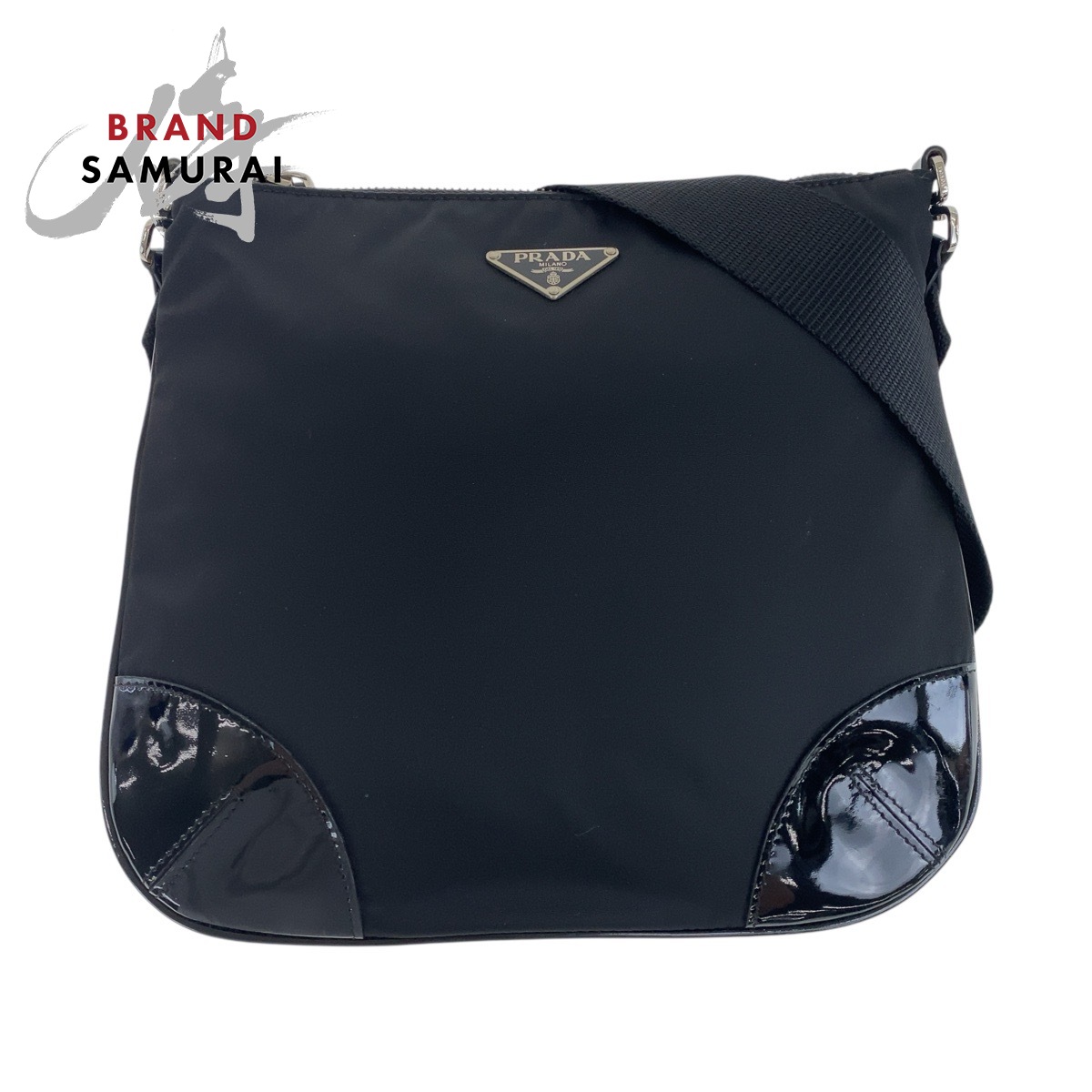 美品✨ PRADA プラダ メタルロゴ ギャザー レザー トートバッグ ブラック PRADA プラダ トートバッグ 1BG550 2DKV レディース メンズ