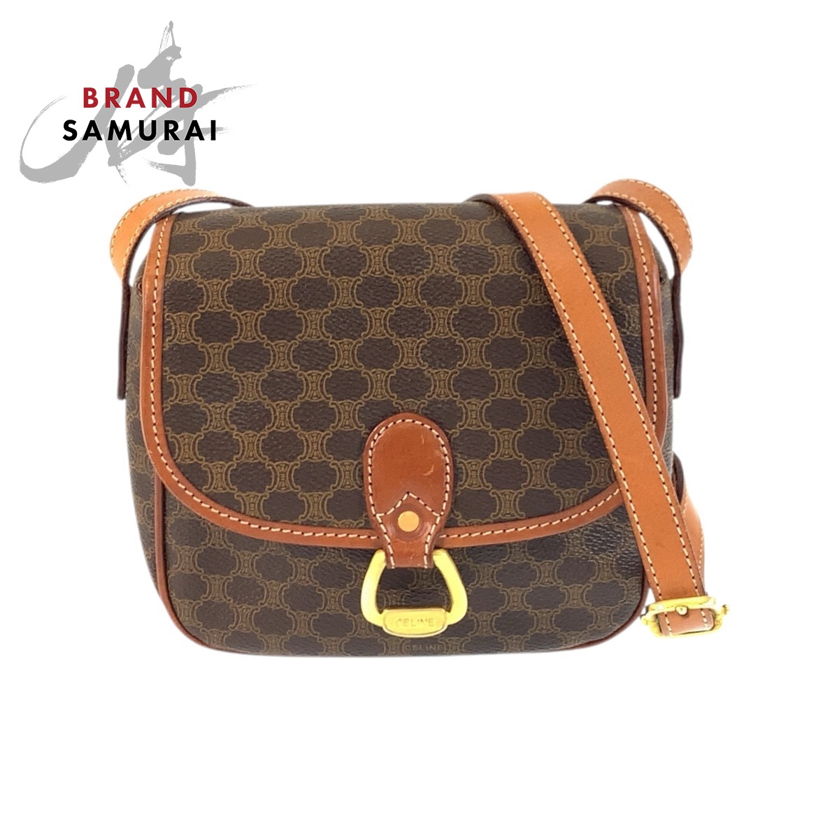 CELINE セリーヌ Cマカダム 総柄 ジャガード フラット 美品 36 CELINE