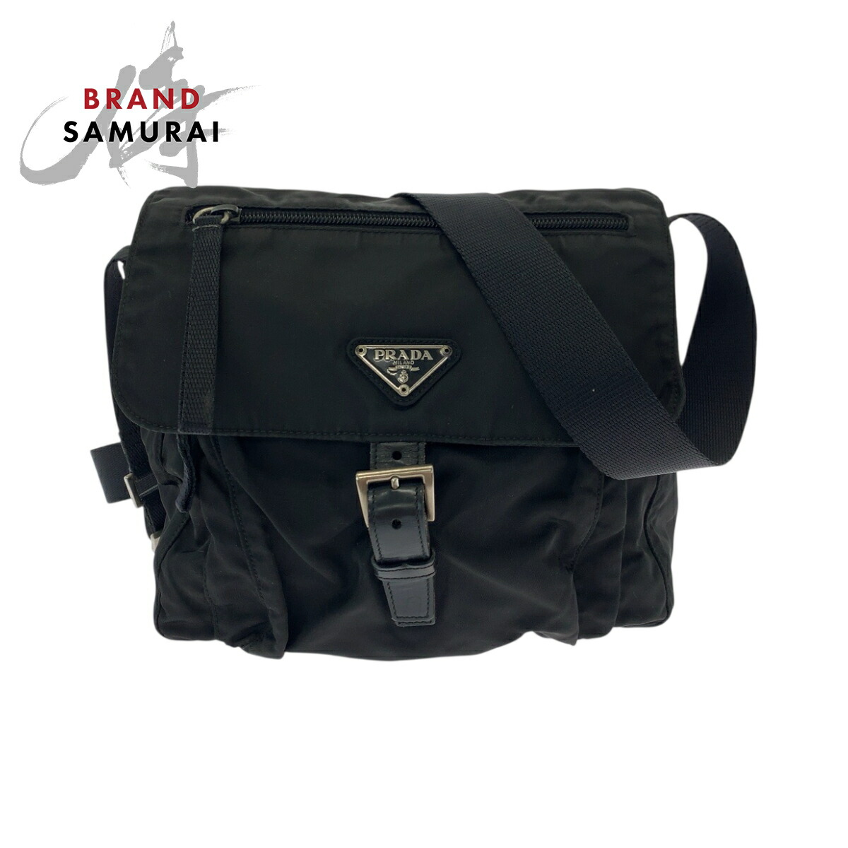 プラダ ボンバーチェーンショルダーバックBR5024【美品】 PRADA - プラダ ボンバーチェーンショルダーバックBR5024【美品