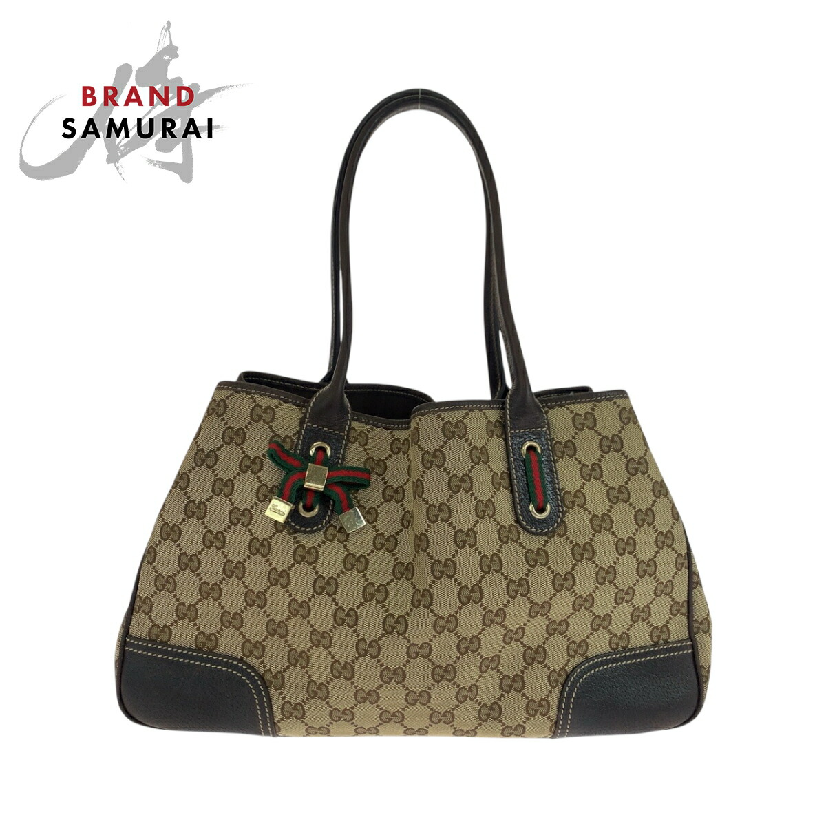 GUCCI グッチ ショルダーバッグ GG　リボンゴールド　トート　163805 GUCCI グッチ ショルダーバッグ GG リボンゴールド トート 163805