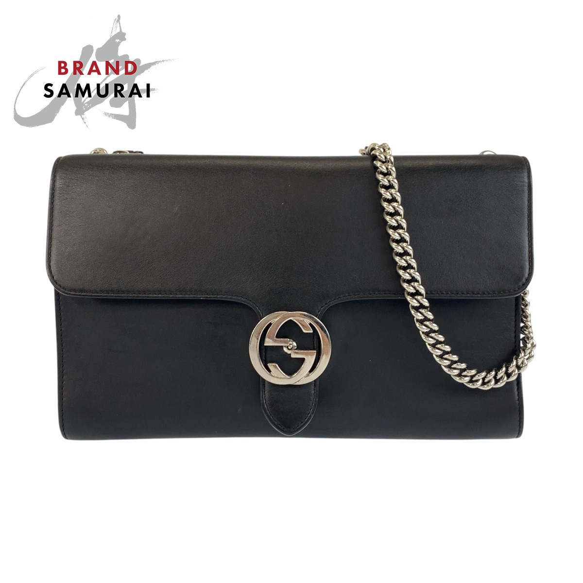 GUCCI グッチ レザーと金属のウォレットチェーン 楽天市場】グッチ GUCCI ウォレットチェーン ゴールドxブラック