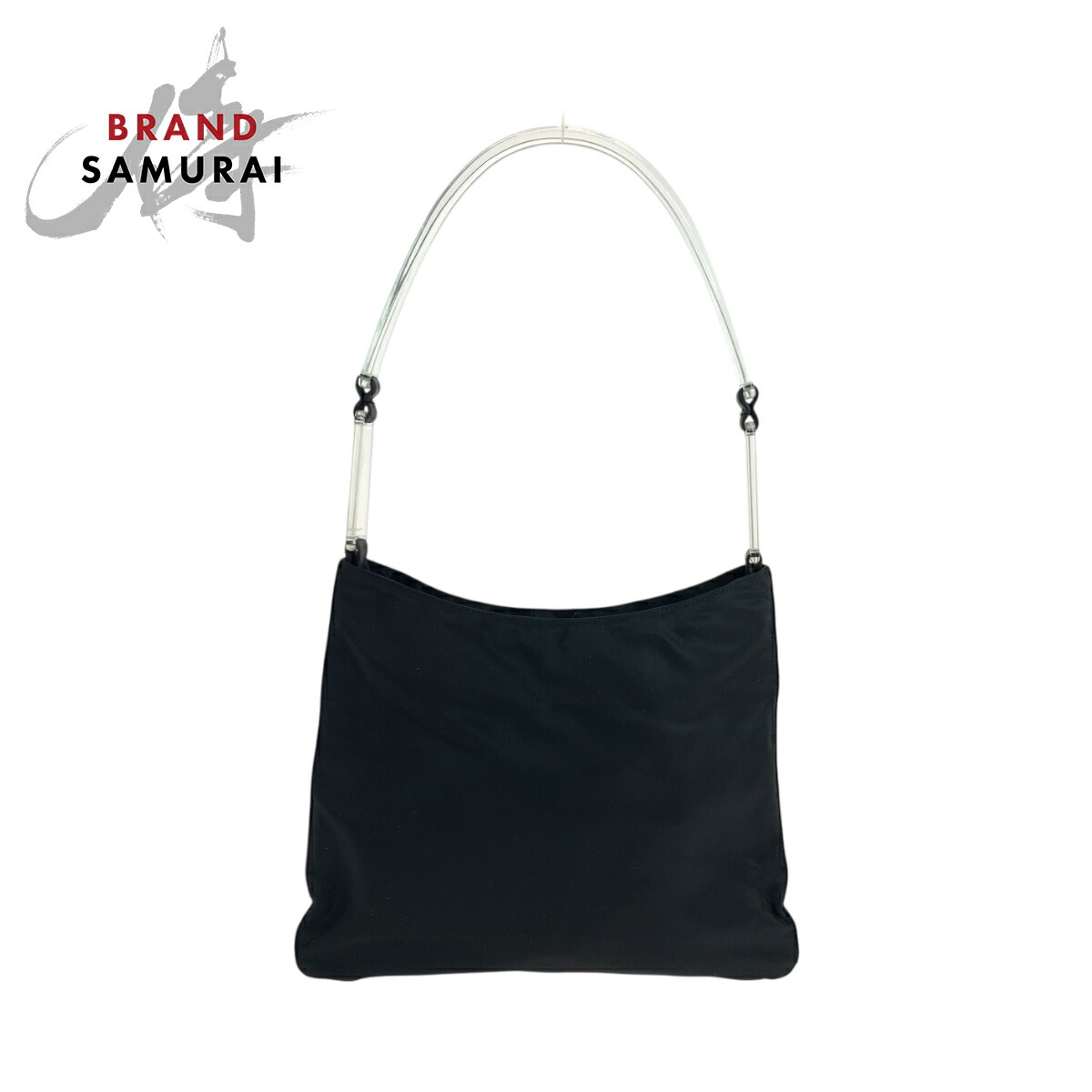 楽天市場】PRADA プラダ テスート 三角ロゴプレート ブラック 黒