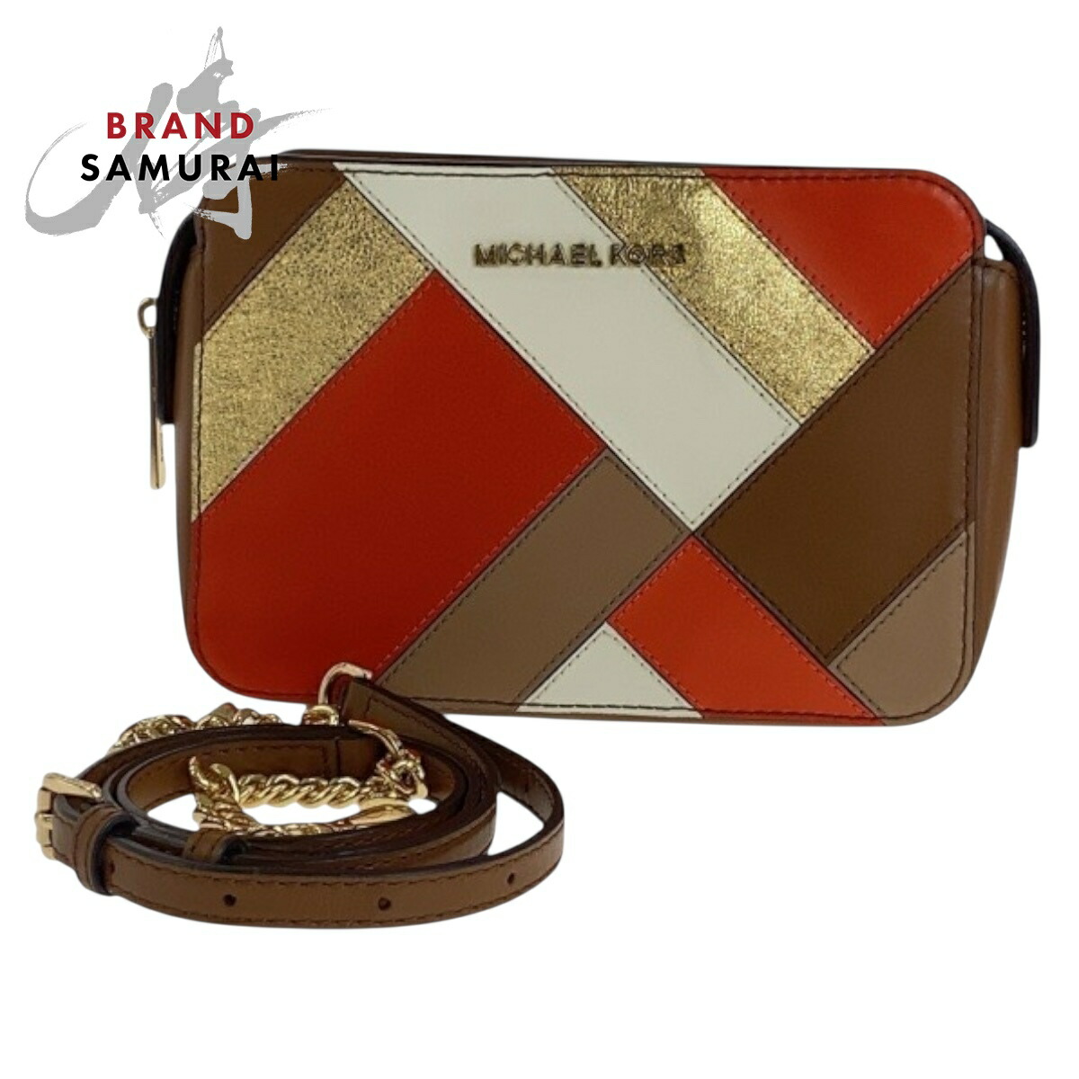 楽天市場】美品 Michael Kors マイケルコース ミレラ ブラックマルチ