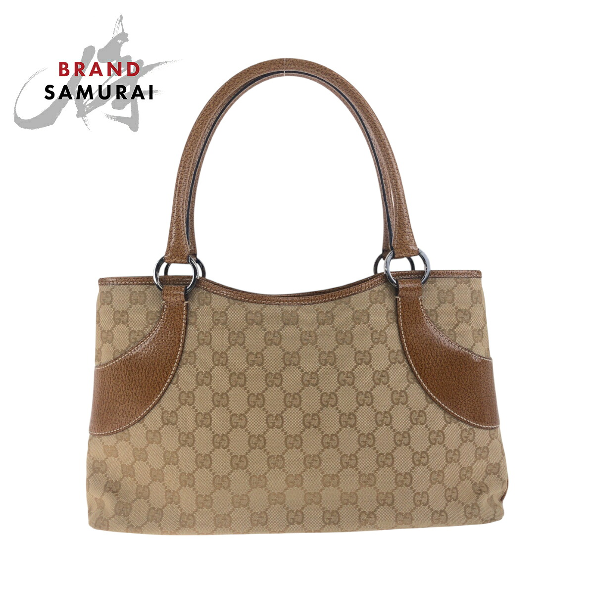 楽天市場】美品 GUCCI グッチ ベージュ ブラウン GGキャンバス /レザー
